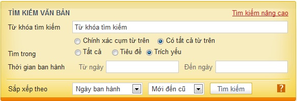 Tim kiem vbpl - don gian