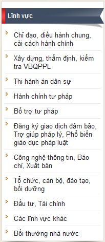Dia phuong - wbLinh vuc